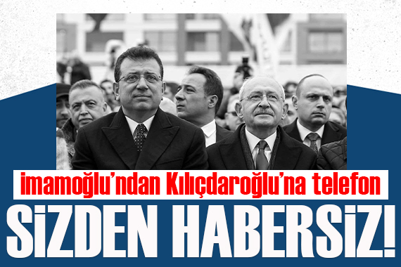 İmamoğlu ndan Kılıçdaroğlu na telefon: Sizden habersiz Tunceli ye geldim!