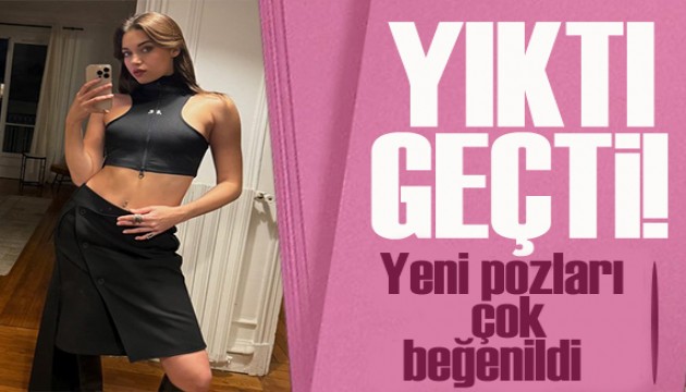 G�zel oyuncu Afra Sara�o�lu'ndan iddial� pozlar!