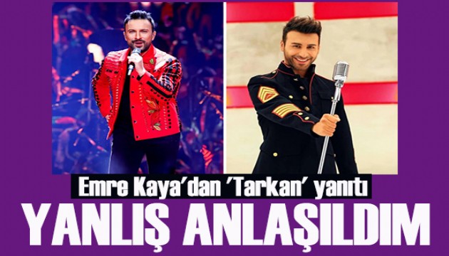 Emre Kaya'dan 'Tarkan' yan�t�: S�zlerim yanl�� anla��ld�