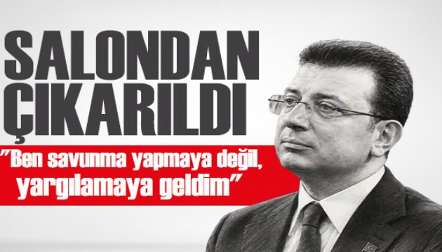 Ekrem �mamo�lu mahkeme salonundan ��kar�ld�! �BB Davas��nda gerginlik