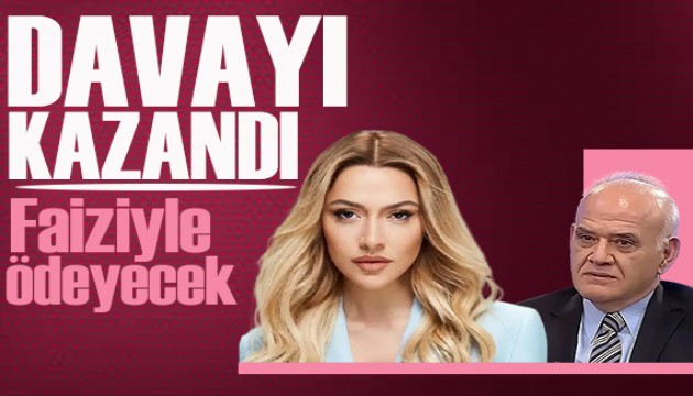 Hadise, Ahmet �akar'a a�t��� davay� kazand�