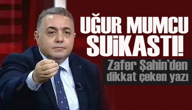 Zafer �ahin yazd�: U�ur Mumcu�yu �ran �ld�rmemi� miydi?