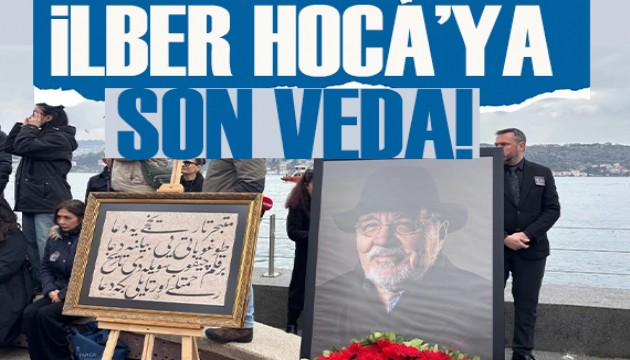 Prof. Dr. �lber Ortayl� son yolculu�una u�urlan�yor