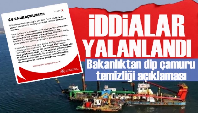 Bakanl�ktan dip �amuru temizli�i a��klamas�: �ddialar yalanland�
