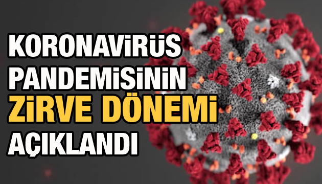 Koronavirüs pandemisinin zirve dönemi açıklandı!