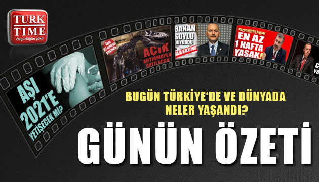 18 Eylül 2020 / Turktime Günün Özeti