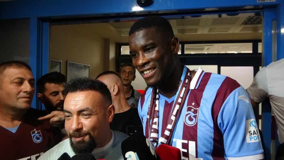 Trabzonspor un yeni transferi Paul Onuachu, Trabzon a geldi