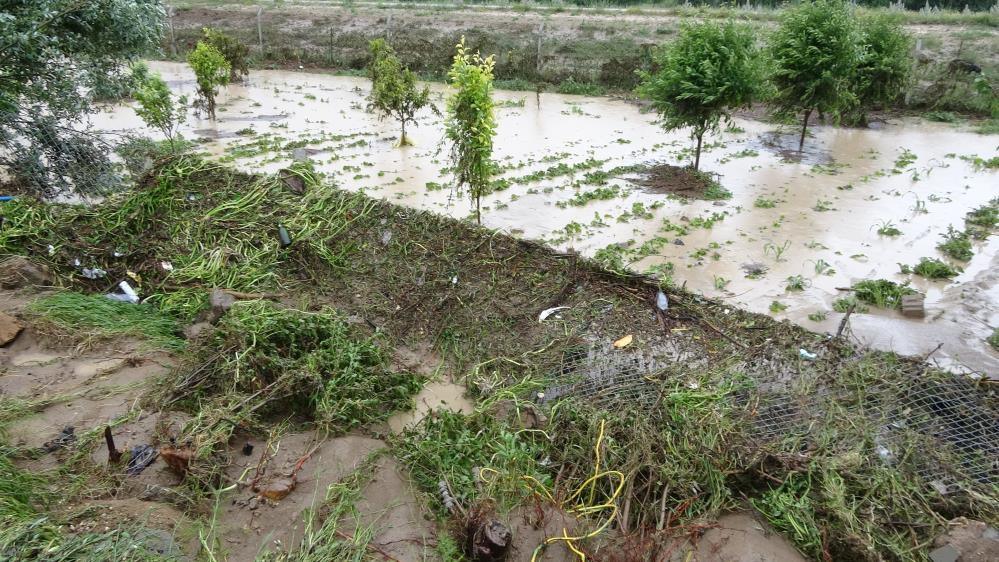 Yozgat’ta sel tarım arazilerine zarar verdi