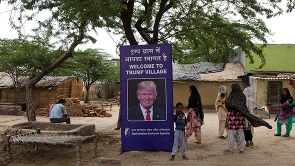 Hindistan da köye Trump ın adı verildi