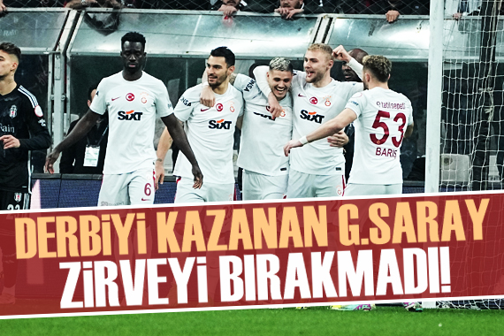 Derbiyi kazanan Galatasaray zirveyi bırakmadı!