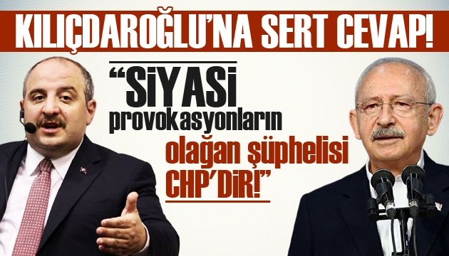 Bakan Varank: Siyasi provokasyonların olağan şüphelisi CHP dir!