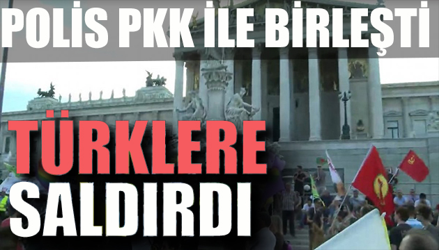 Polis PKK lılarla bir olup Türklere saldırdı