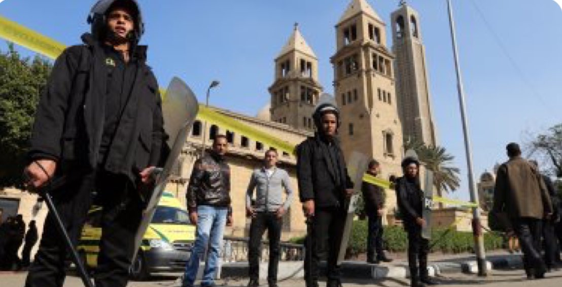 Mısır da kiliseye saldırı, 10 ölü