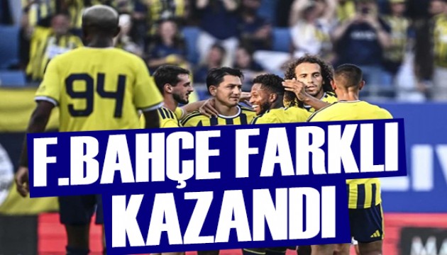 Fenerbah�e farkl� kazand�