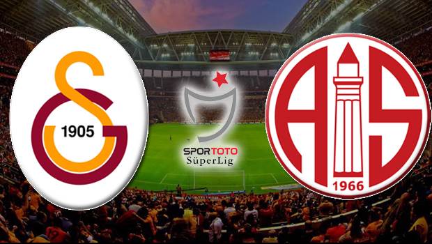 Antalyaspor - Galatasaray maçının ilk 11 leri belli oldu