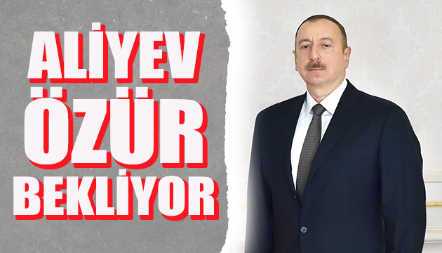 Aliyev: Başbakan özür dilemeli!