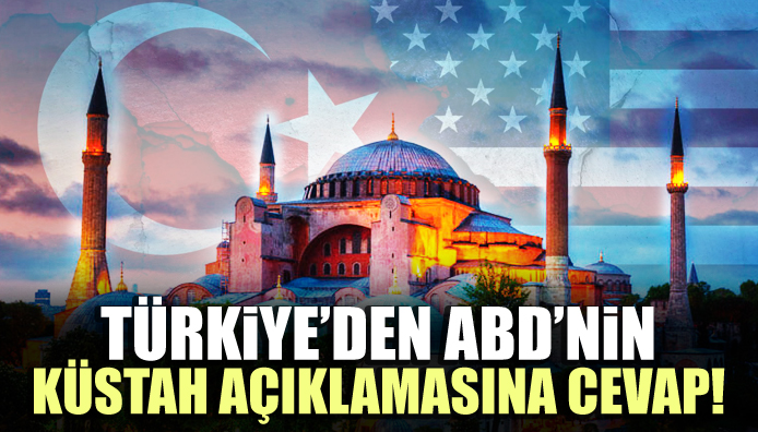 Türkiye den ABD ye Ayasofya cevabı!