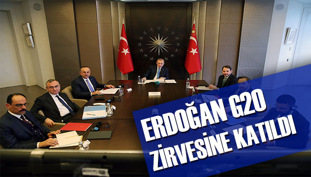Erdoğan G20 zirvesine katıldı