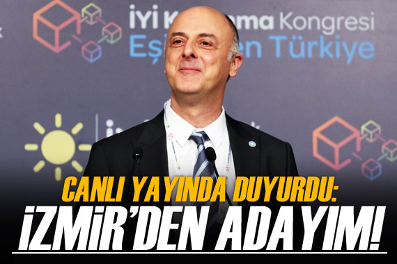 İYİ Partili Ümit Özlale: İzmir den adayım!