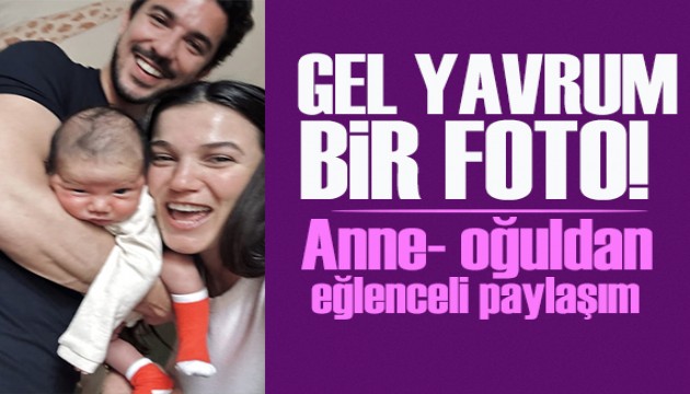 Pnar Denizden olu Fikret Hakanla elenceli paylam!