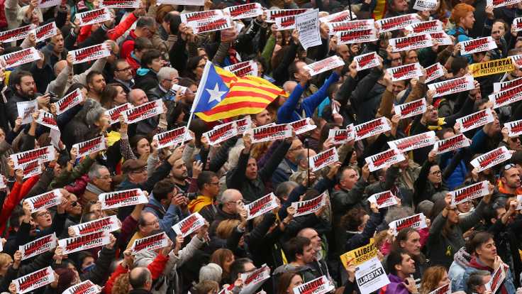 Katalonya da genel grev başladı