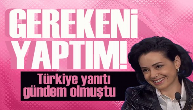 A��klamalar� g�ndem olan �zg� Namal: Gerekeni yapt�m