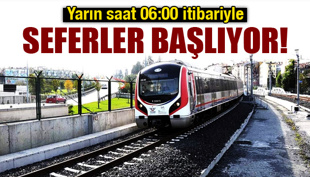 Marmaray ve Başkentray seferlere başlıyor