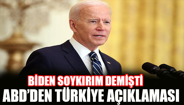 ABD den Türkiye açıklaması