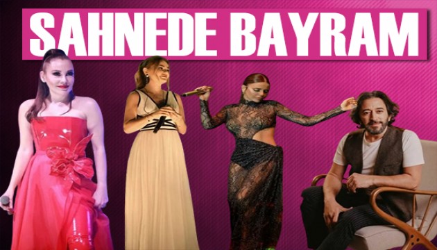 �nl�ler bayram� sahnede ge�irdi