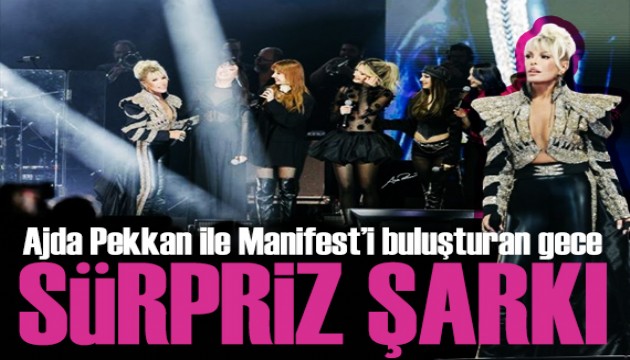 Ajda Pekkan'dan unutulmaz konser! Manifest grubuyla �ark� heyecan�