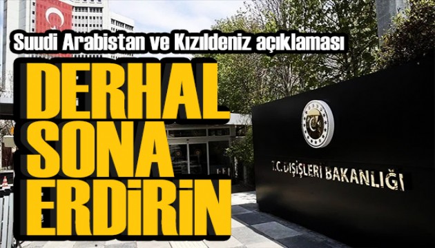 D��i�leri'nden K�z�ldeniz a��klamas�: �a�r�m�z� yineliyoruz