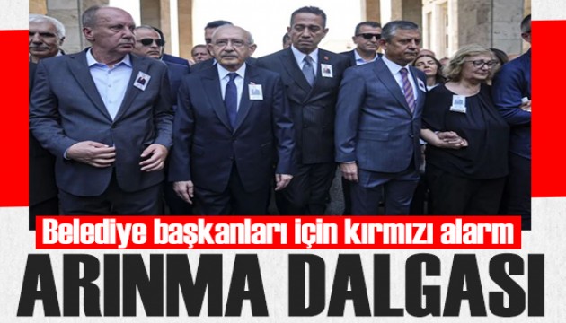 CHP'de ar�nma dalgas� b�y�yor! S�ra belediye ba�kanlar�nda