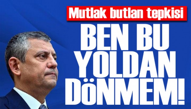 �zg�r �zel'den net mesaj: Ben bu yoldan d�nmem!