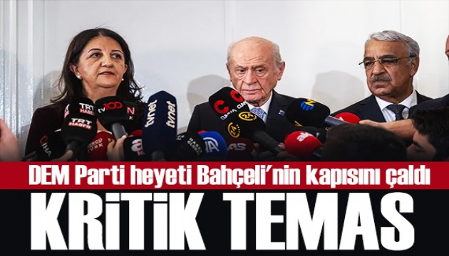 Ter�rs�z T�rkiye s�recinde temaslar s�r�yor! G�zler DEM Parti-MHP g�r��mesinde