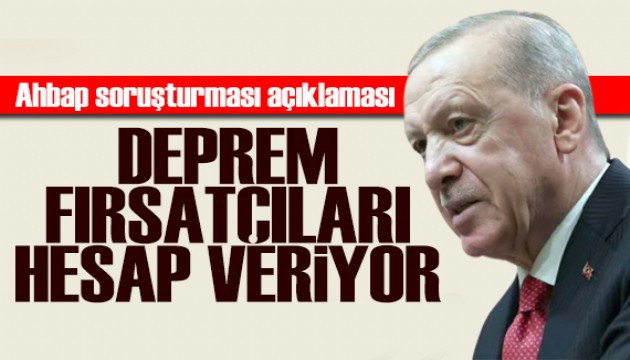 Erdo�an'dan AHBAP a��klamas�: �arp�k ili�kiler a���a ��k�yor