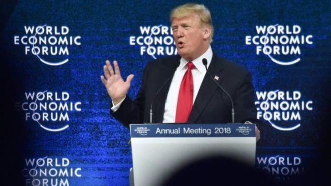 ABD Başkanı Trump Davos ta yuhalandı