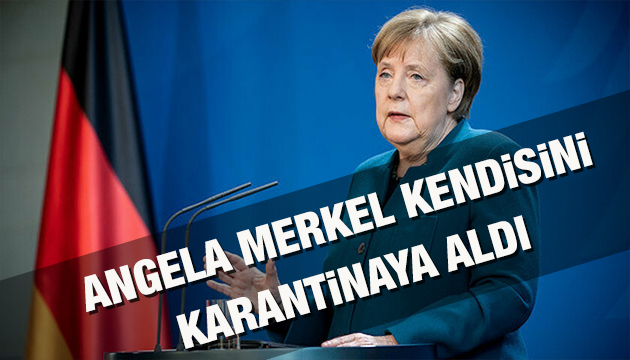 Angela Merkel Karantinada
