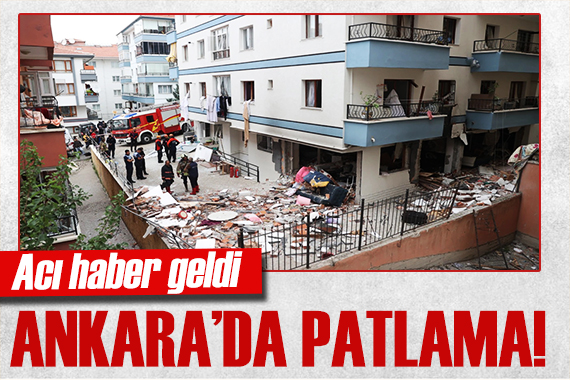 Ankara nın Mamak ilçesinde 6 katlı binada patlama! Valilik açıklama yaptı