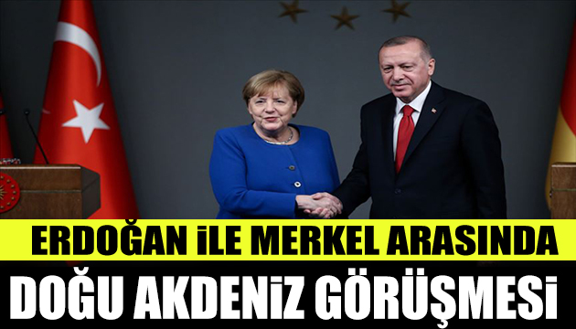 Cumhurbaşkanı Erdoğan ve Merkel görüştü