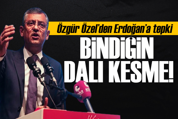 Özel den Erdoğan a  Anayasa  çıkışı: Kendi bindiği dalı kesme