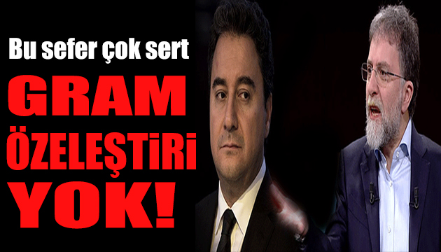 Ahmet Hakan dan Ali Babacan a sert eleştiri