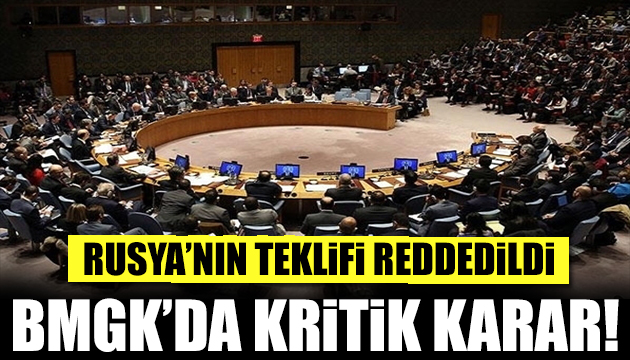 BM Güvenlik Konseyi Rusya nın Suriye tasarısını reddetti