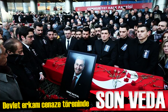 Deniz Baykal a son veda: Devlet erkanı cenaze töreninde