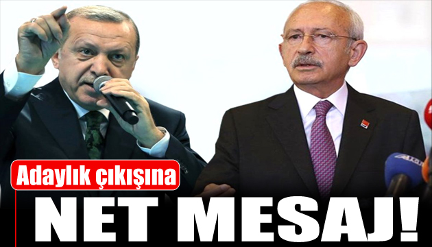 Cumhurbaşkanı Erdoğan dan Kılıçdaroğlu nun adaylık açıklamasına ilk yorum!