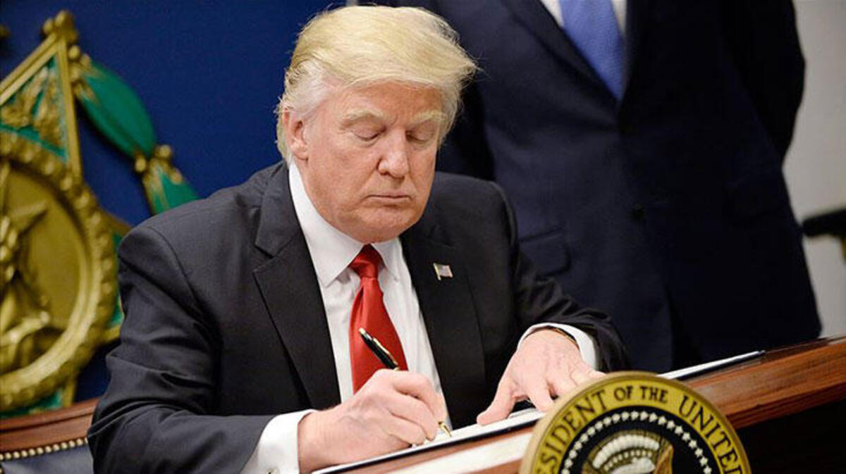 Trump çok konuşulacak kararı imzaladı