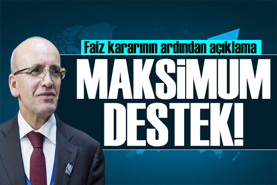 Faiz kararı sonrası Mehmet Şimşek ten açıklama: Destek sağlayacağız