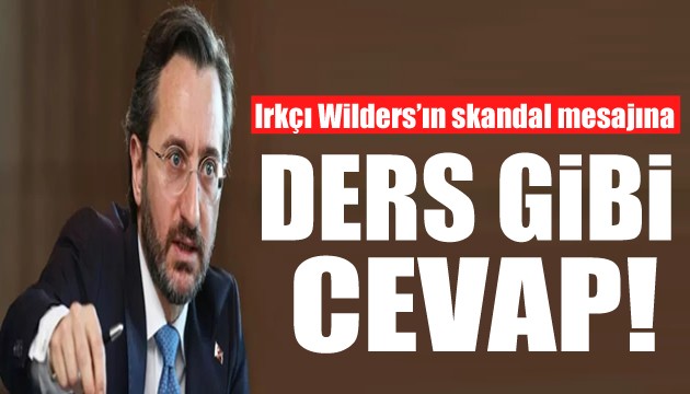 İletişim Başkanı Altun'dan Avrupa'ya sert tepki!