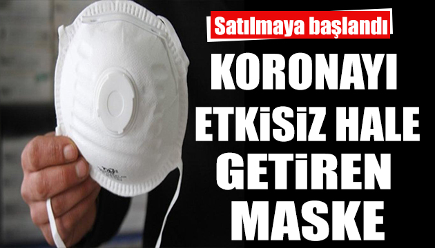 Koronavirüsü etkisiz hale getiren maske üretildi!
