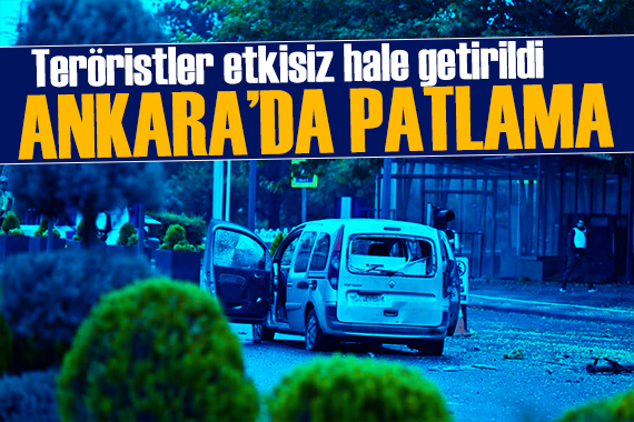 Ankara Kızılay da bombalı saldırı! Bakan Yerlikaya açıklama yaptı: 2 emniyet mensubu yaralandı