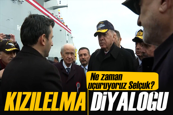 Erdoğan ve Selçuk Bayraktar arasında dikkat çeken  Kızılelma  diyaloğu